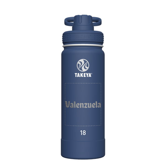 Actives Water Bottle With Spout Lid - customized