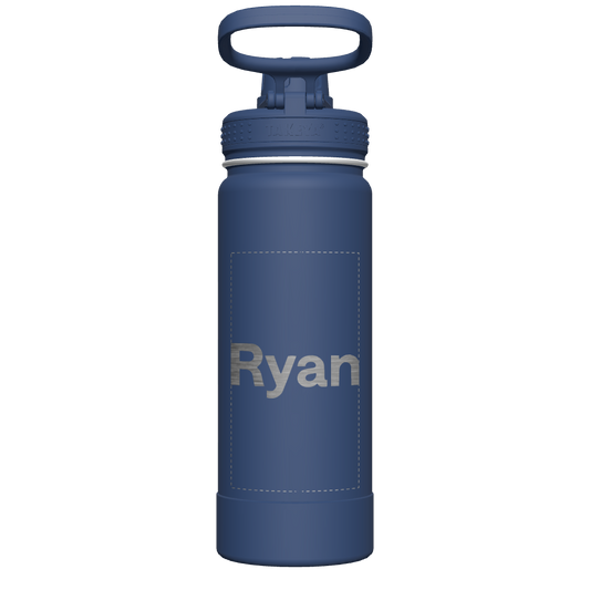 Actives Water Bottle With Spout Lid - customized
