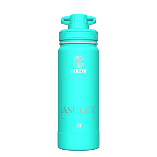 Actives Water Bottle With Spout Lid - customized