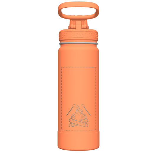 Actives Water Bottle With Spout Lid - customized