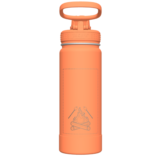 Actives Water Bottle With Spout Lid - customized