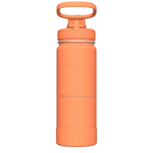 Actives Water Bottle With Spout Lid - customized