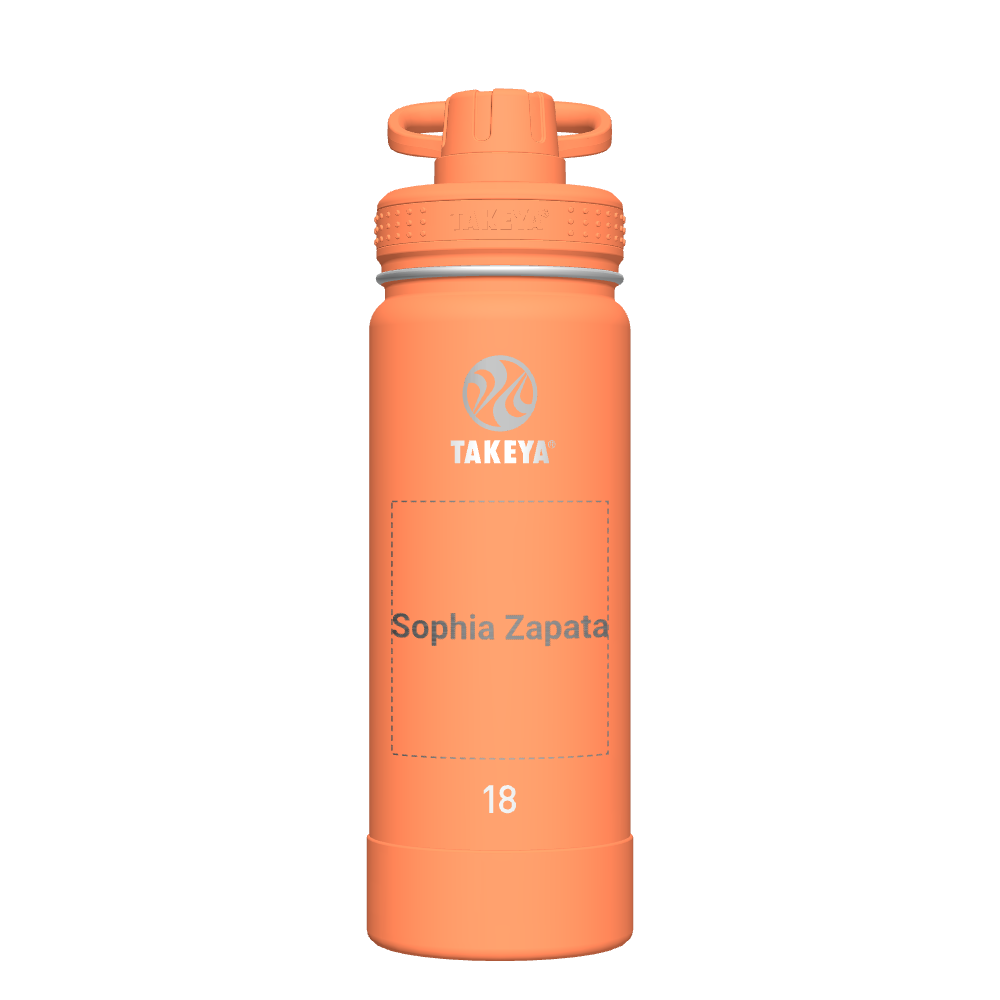 Actives Water Bottle With Spout Lid - customized