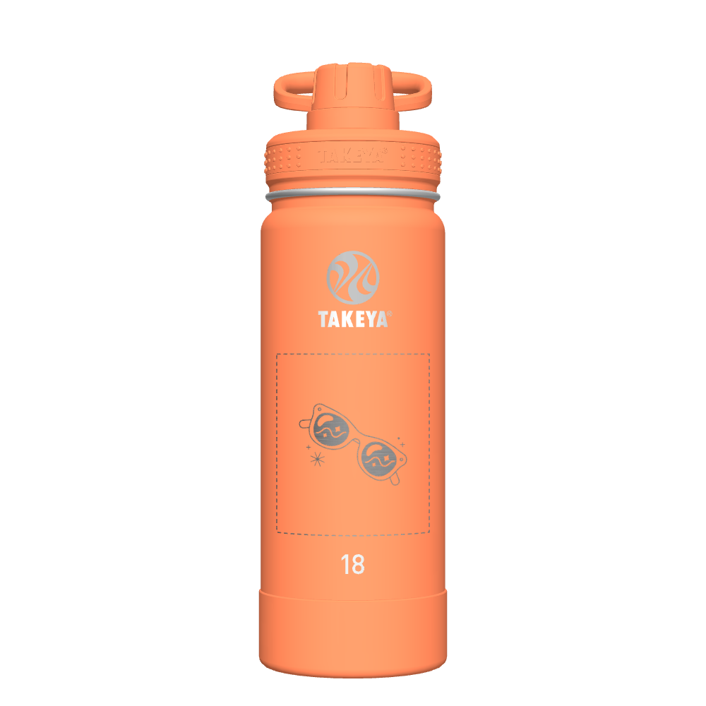 Actives Water Bottle With Spout Lid - customized