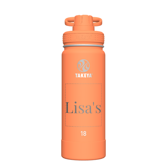 Actives Water Bottle With Spout Lid - customized