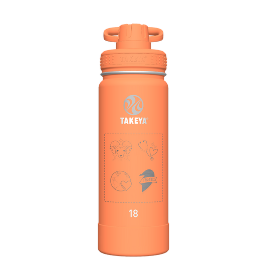 Actives Water Bottle With Spout Lid - customized