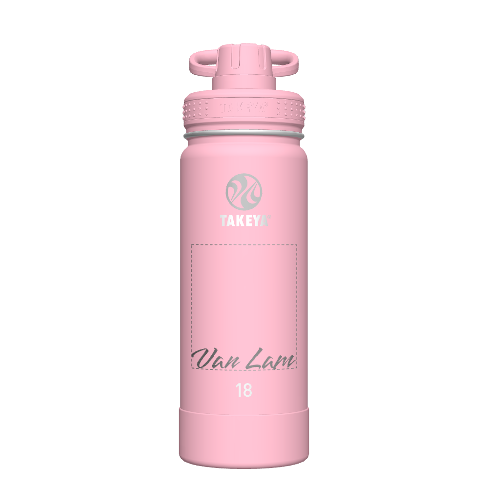 Actives Water Bottle With Spout Lid - customized