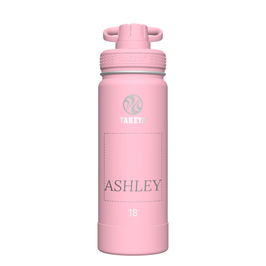 Actives Water Bottle With Spout Lid - customized