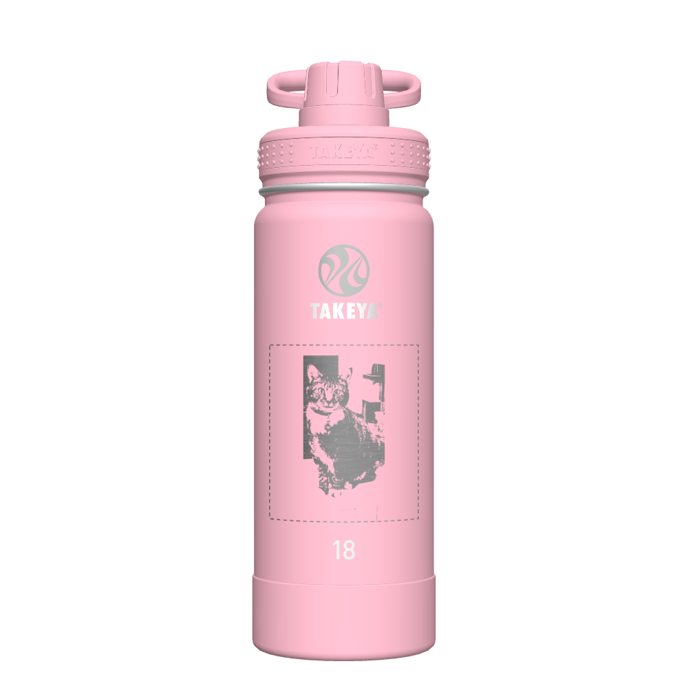 Actives Water Bottle With Spout Lid - customized