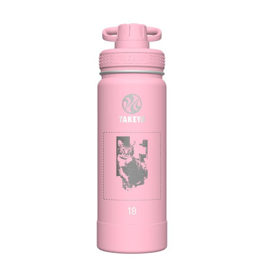 Actives Water Bottle With Spout Lid - customized