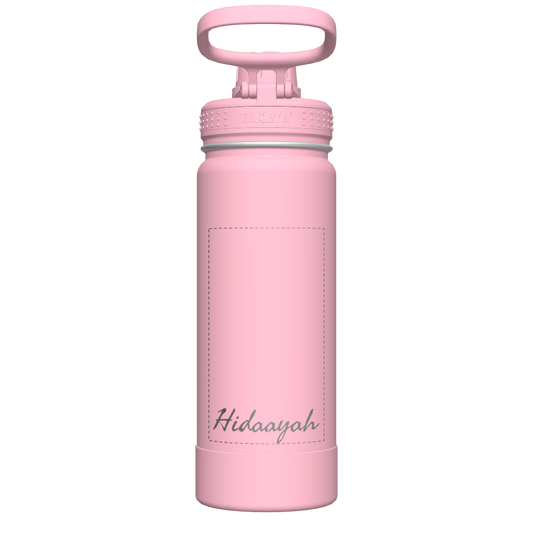 Actives Water Bottle With Spout Lid - customized
