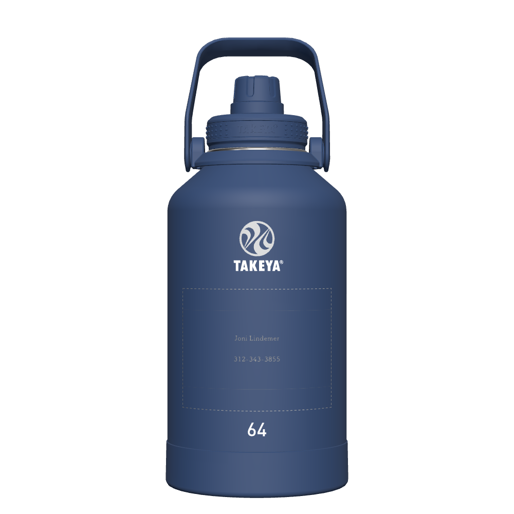 Actives Water Bottle With Spout Lid - customized