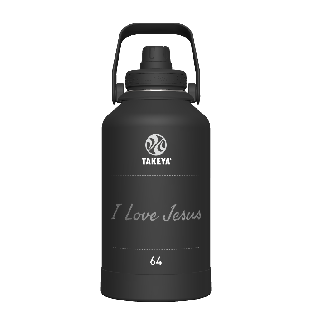 Actives Water Bottle With Spout Lid - customized