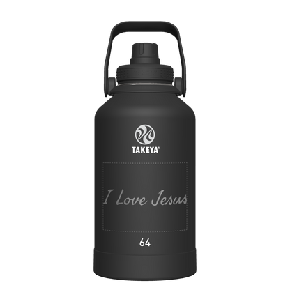 Actives Water Bottle With Spout Lid - customized