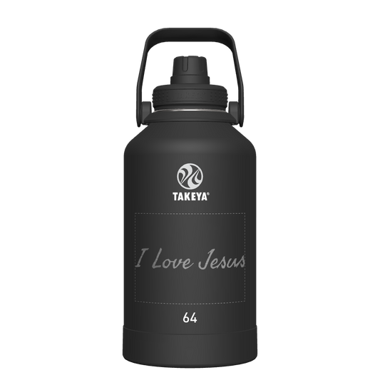 Actives Water Bottle With Spout Lid - customized