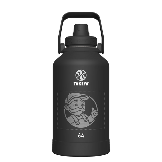 Actives Water Bottle With Spout Lid - customized