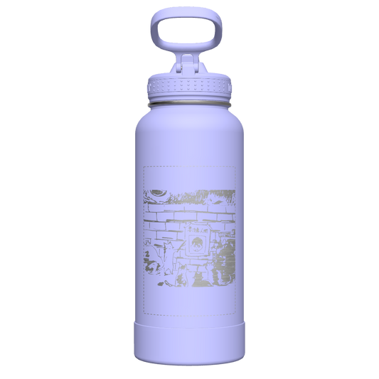 Actives Water Bottle With Straw Lid - customized