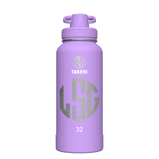 Actives Water Bottle With Spout Lid - customized