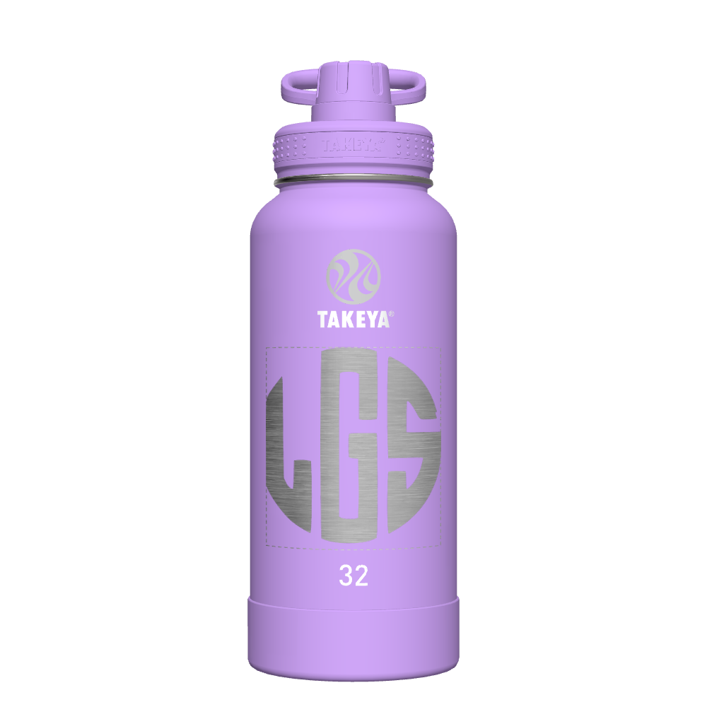 Actives Water Bottle With Spout Lid - customized