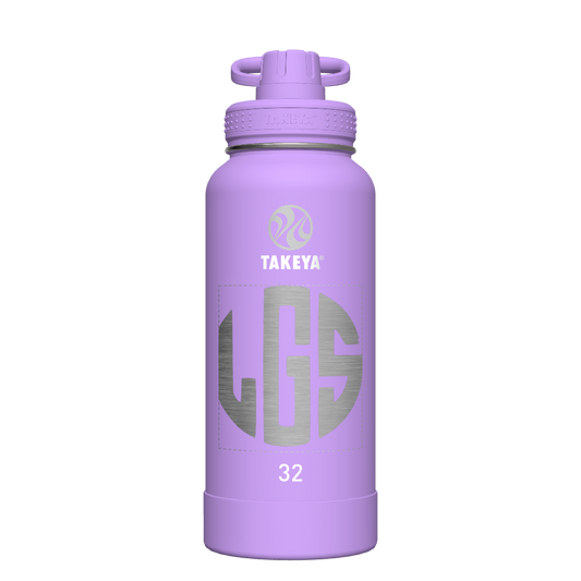 Actives Water Bottle With Spout Lid - customized