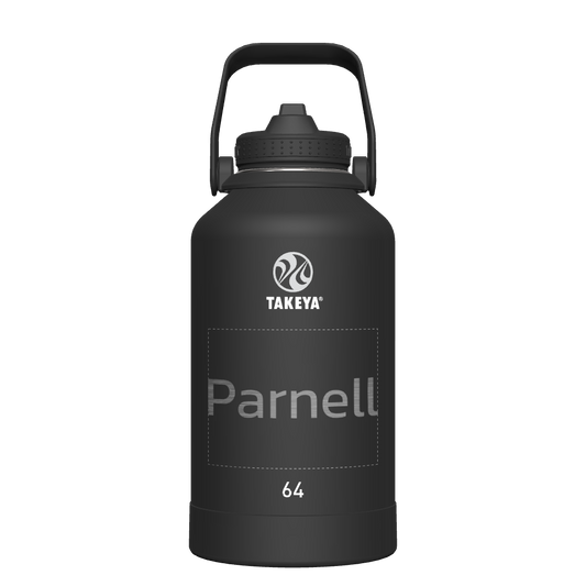 Actives Water Bottle With Straw Lid - customized
