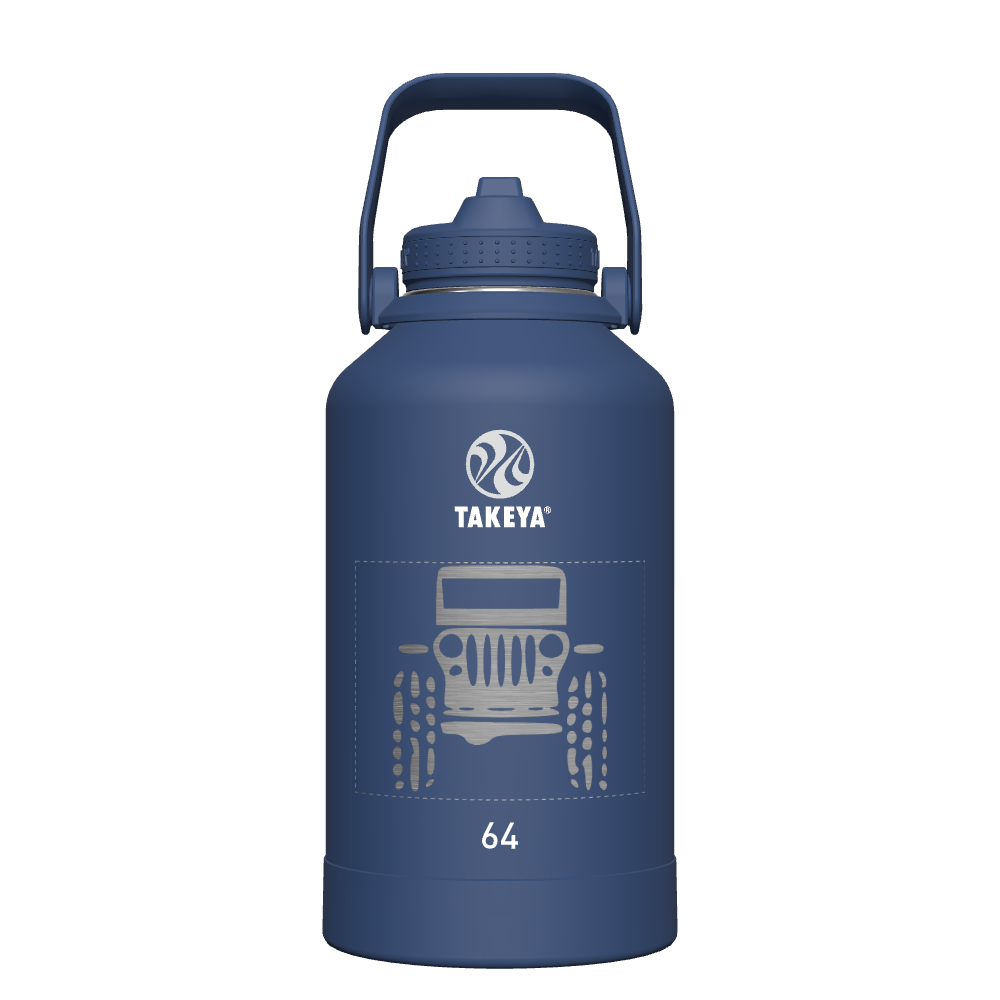 Actives Water Bottle With Straw Lid - customized
