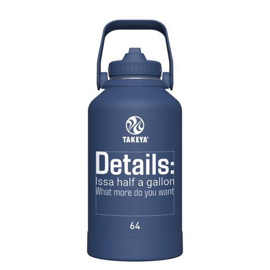 Actives Water Bottle With Straw Lid - customized