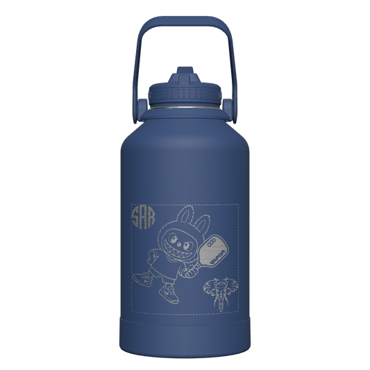 Actives Water Bottle With Straw Lid - customized