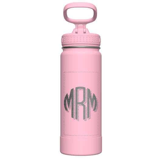 Actives Water Bottle With Straw Lid - customized