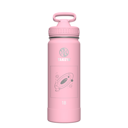 Actives Water Bottle With Straw Lid - customized