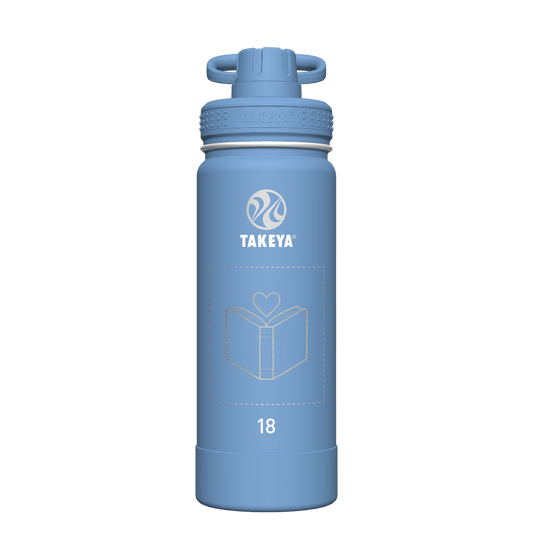Actives Water Bottle With Spout Lid - customized