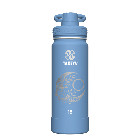 Actives Water Bottle With Spout Lid - customized