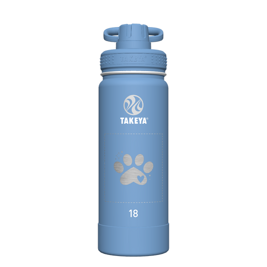 Actives Water Bottle With Spout Lid - customized
