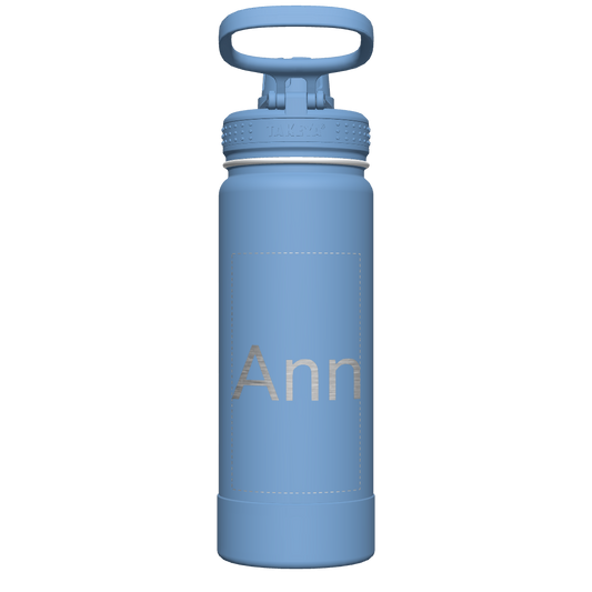 Actives Water Bottle With Spout Lid - customized