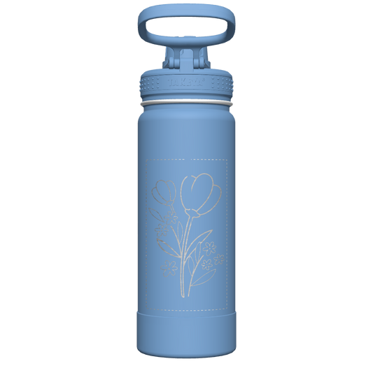 Actives Water Bottle With Spout Lid - customized