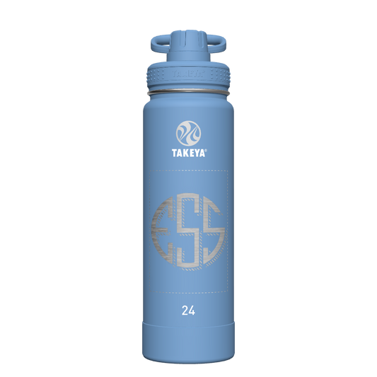 Actives Water Bottle With Spout Lid - customized