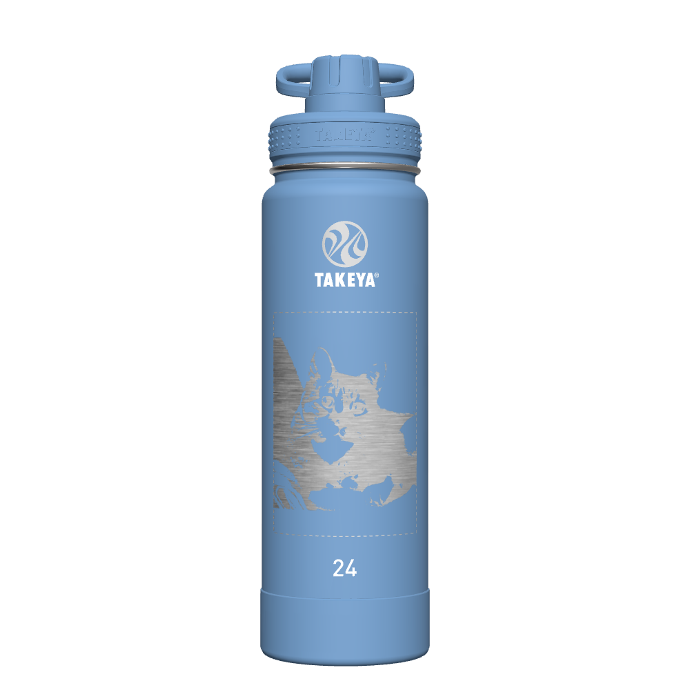 Actives Water Bottle With Spout Lid - customized