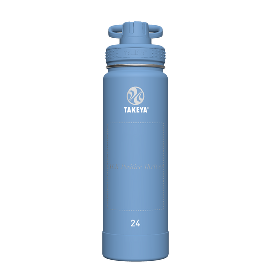 Actives Water Bottle With Spout Lid - customized