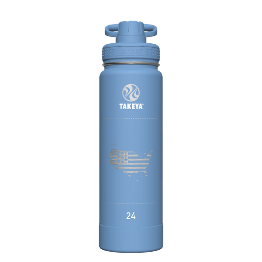 Actives Water Bottle With Spout Lid - customized