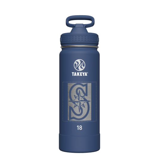 Actives Water Bottle With Straw Lid - customized