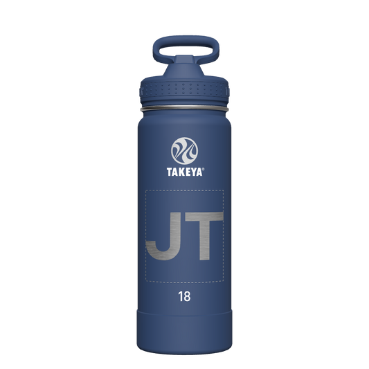 Actives Water Bottle With Straw Lid - customized