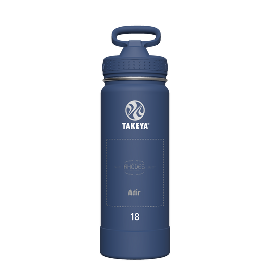Actives Water Bottle With Straw Lid - customized