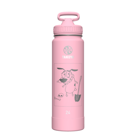 Actives Water Bottle With Straw Lid - customized