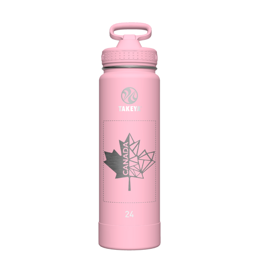 Actives Water Bottle With Straw Lid - customized
