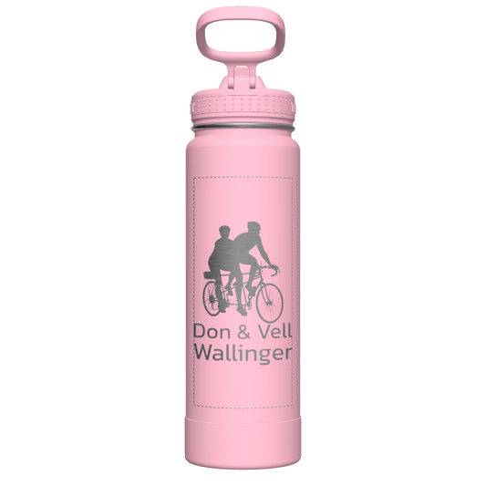 Actives Water Bottle With Straw Lid - customized