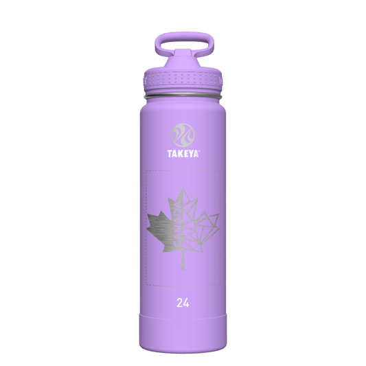 Actives Water Bottle With Straw Lid - customized