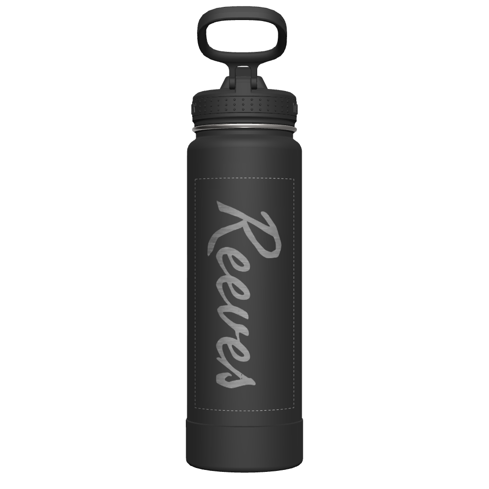 Actives Water Bottle With Straw Lid - customized