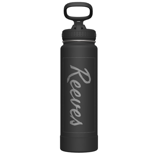Actives Water Bottle With Straw Lid - customized