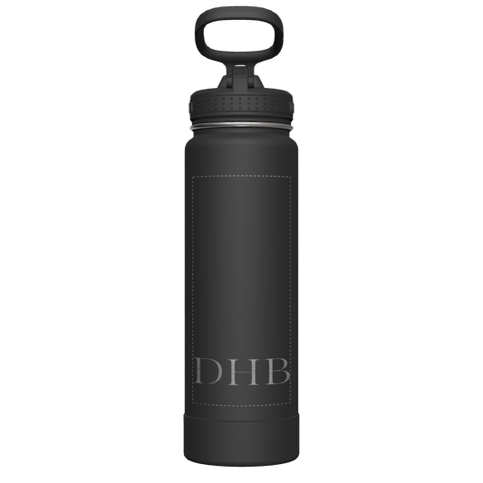 Actives Water Bottle With Straw Lid - customized