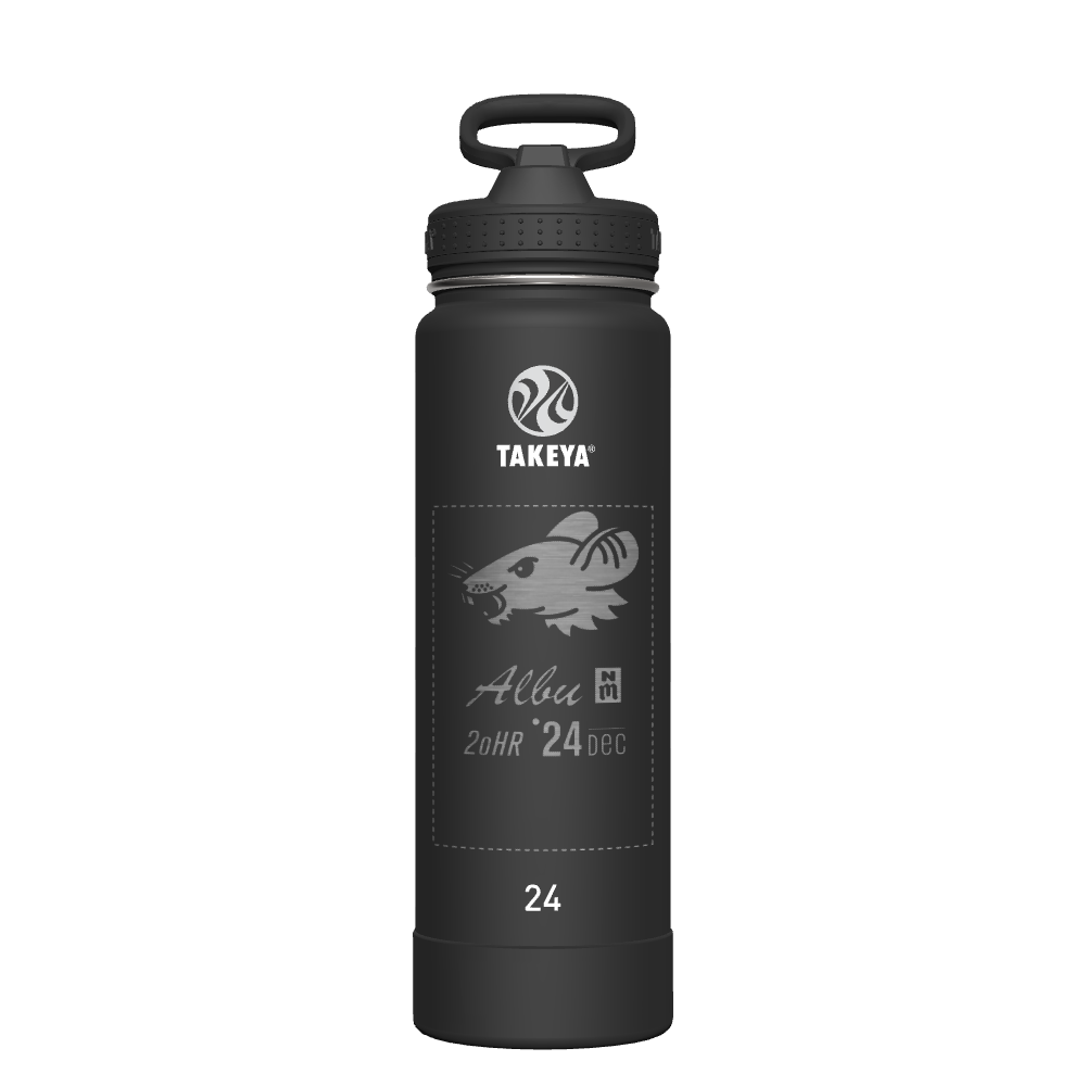 Actives Water Bottle With Straw Lid - customized